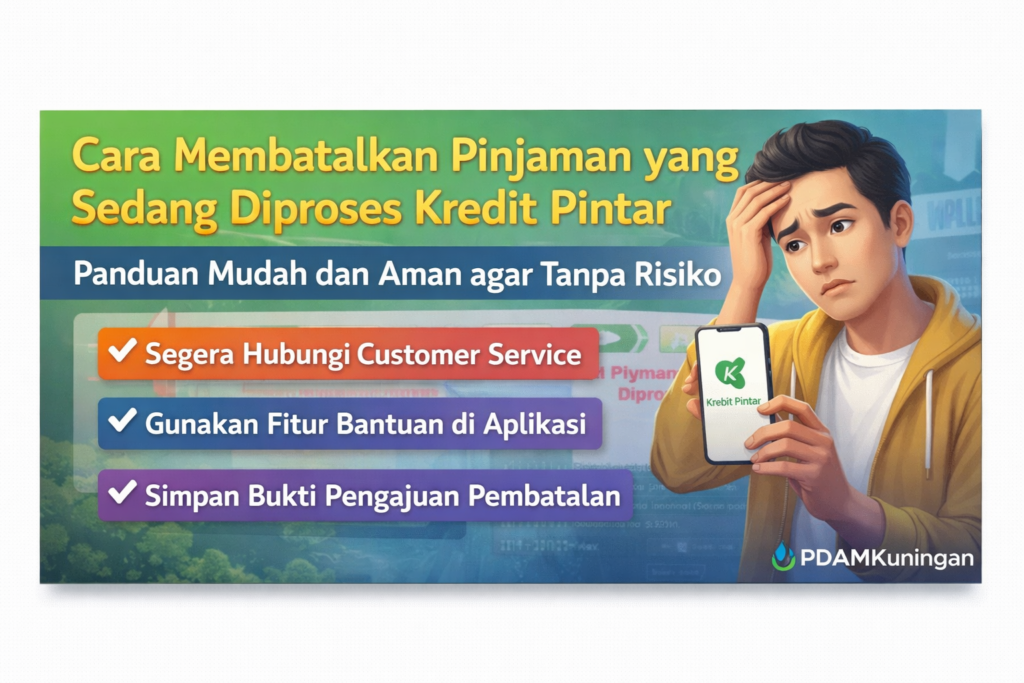 Cara Membatalkan Pinjaman yang Sedang Diproses Kredit Pintar